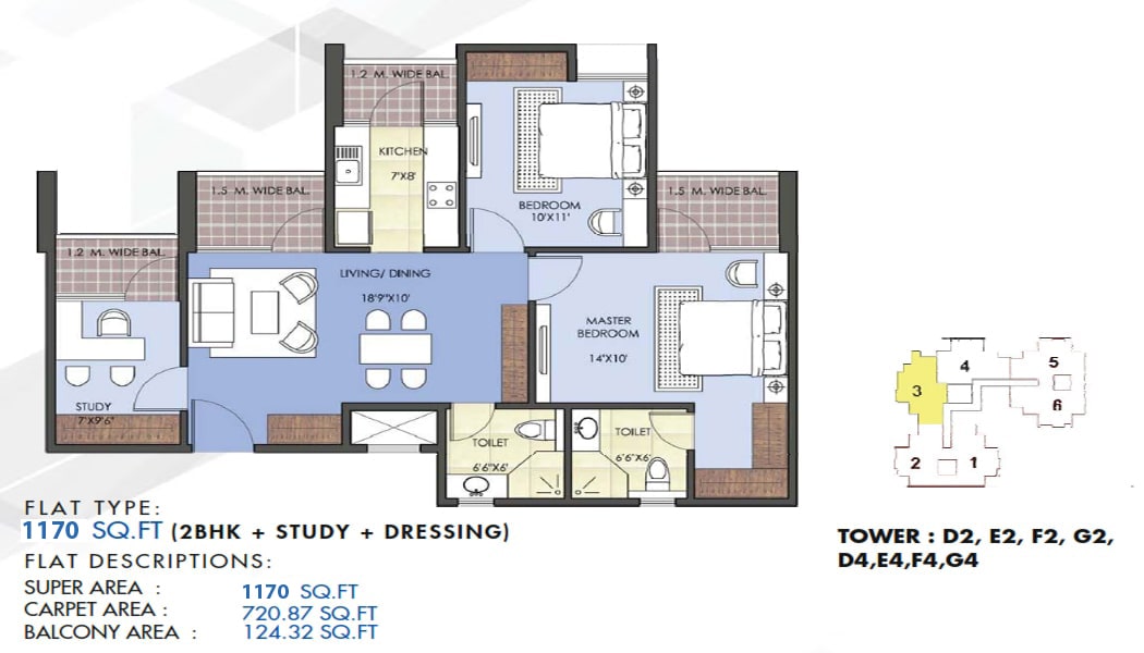 2 BHK Plan